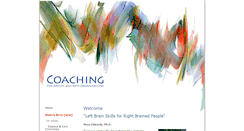 Desktop Screenshot of coachingforartists.com